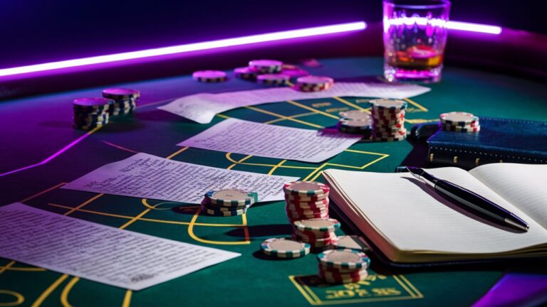 creative night casino writing