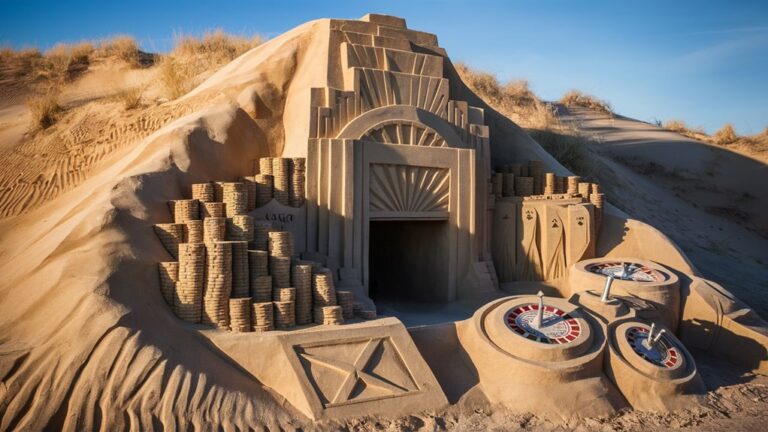 desert gambling sand art
