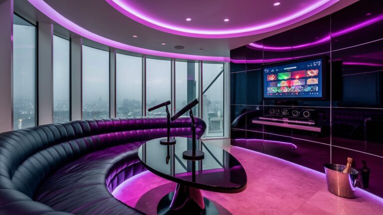 korean karaoke room selection