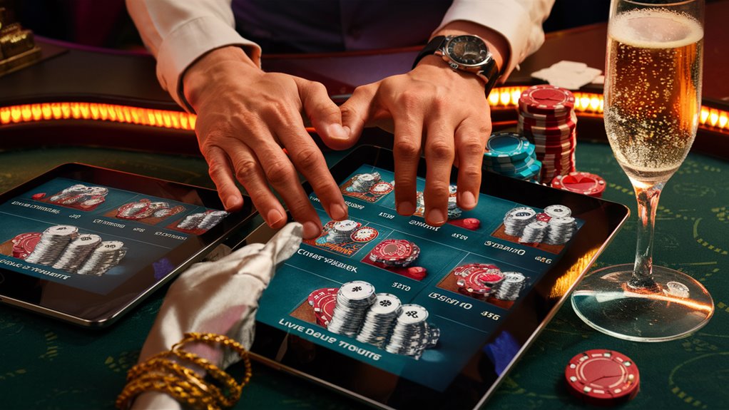 casino winners playing live