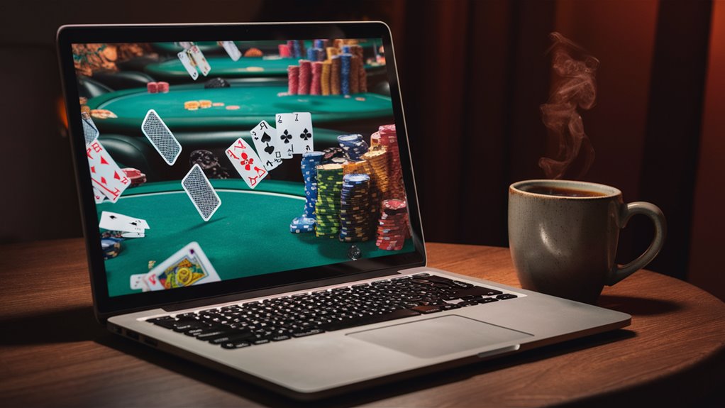 digital card game playing options