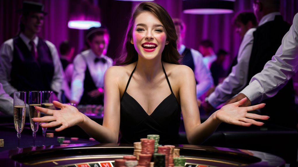 euphoric gambling victory feeling