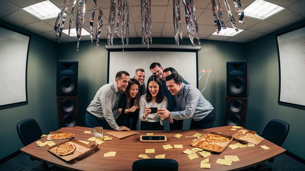organize office singing event