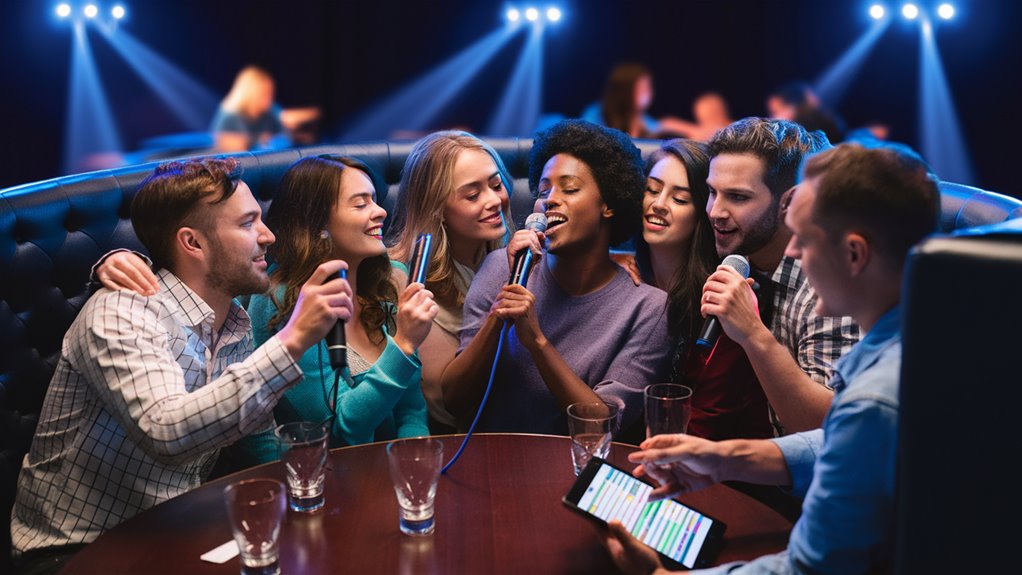 sing respectfully with others