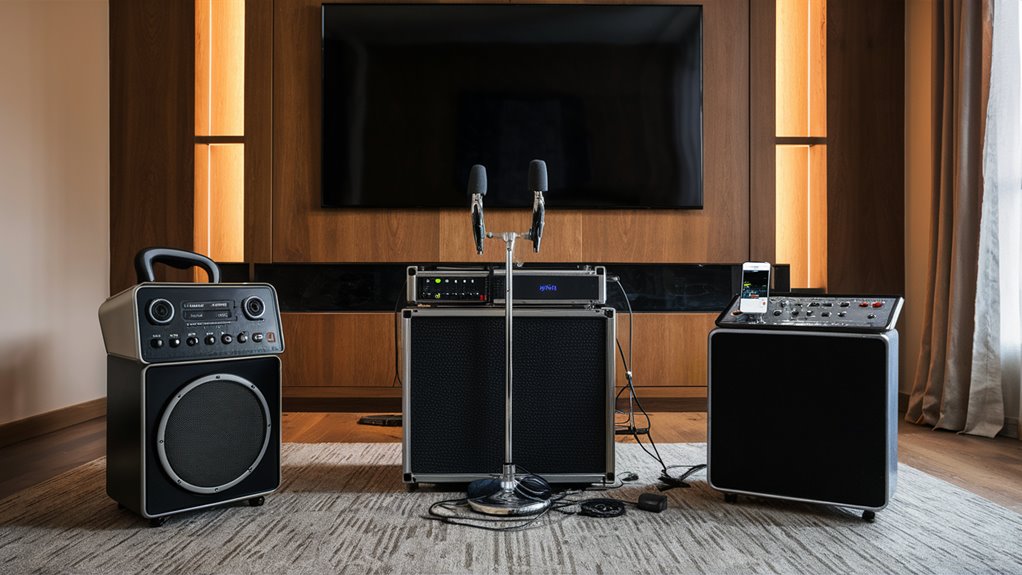 singing equipment and formats