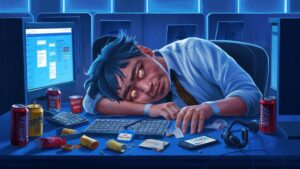 web addicted night call workers